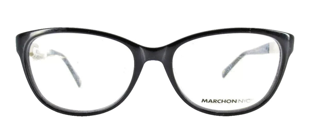 MARCHON M-QUIN 001 BLACK EYEGLASSES FRAMES 53-17-135 NEW AUTHENTIC TAGS